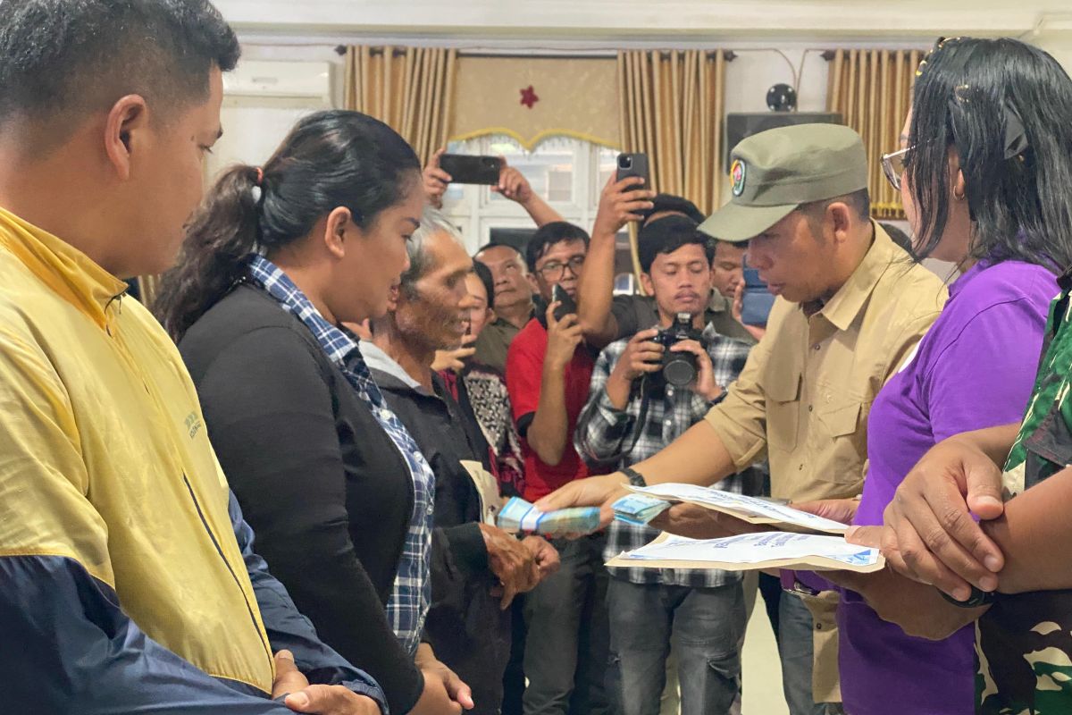 1.600 warga di Tapanuli Utara terima dana bantuan jaminan hidup