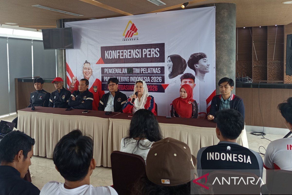 Susunan lengkap tim pelatnas panjat tebing Indonesia 2026