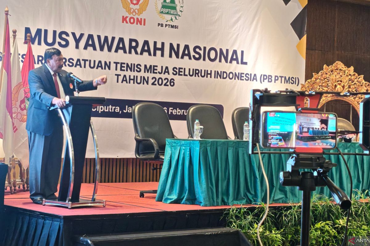 KONI Pusat tegaskan hanya akui PB PTMSI tangani tenis meja Indonesia