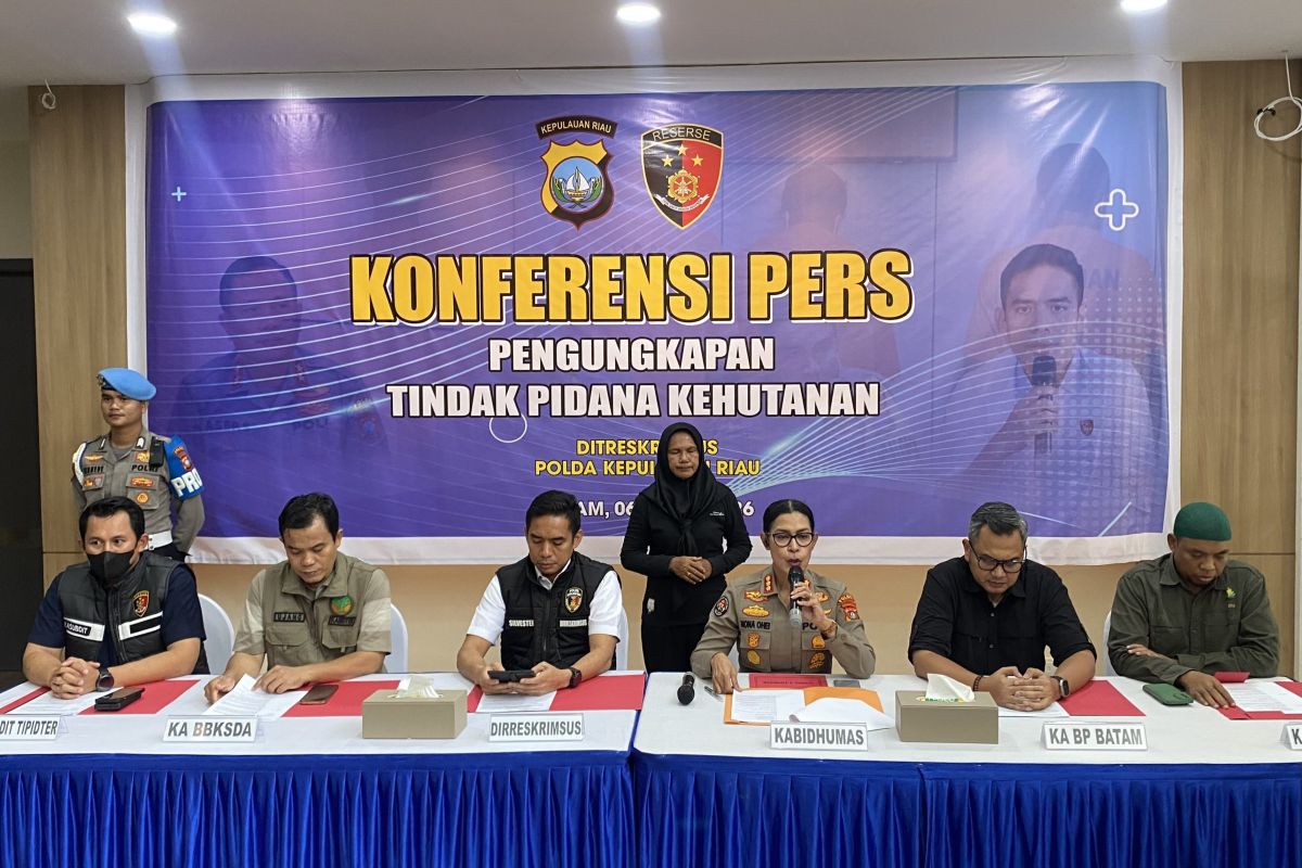 Polda Kepri ungkap kasus perambahan hutan kawasan konservasi Rempang