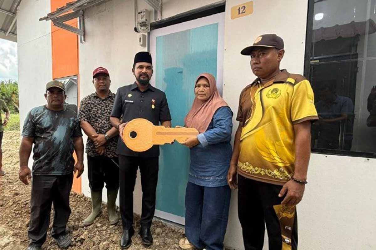 3.005 huntara di Aceh Timur sudah ditempati