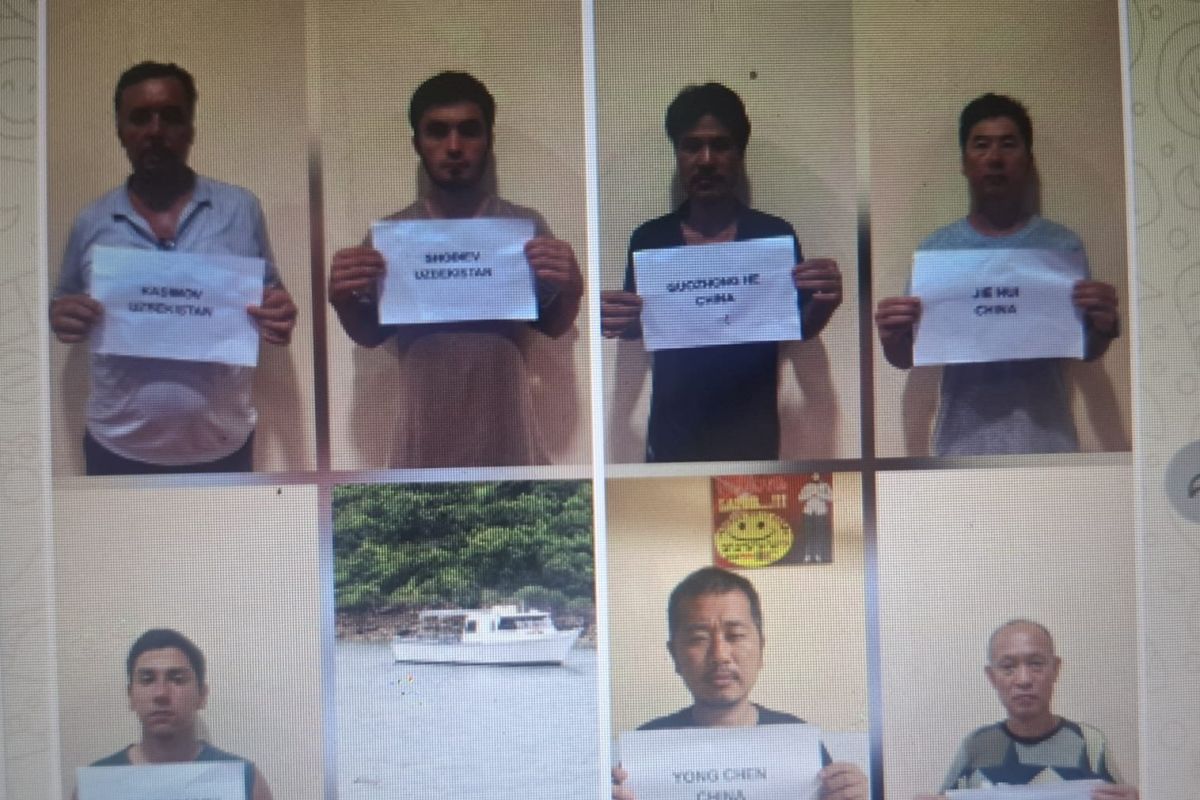 Polisi tangkap tujuh WNA diduga imigran gelap di Pantai Masidae