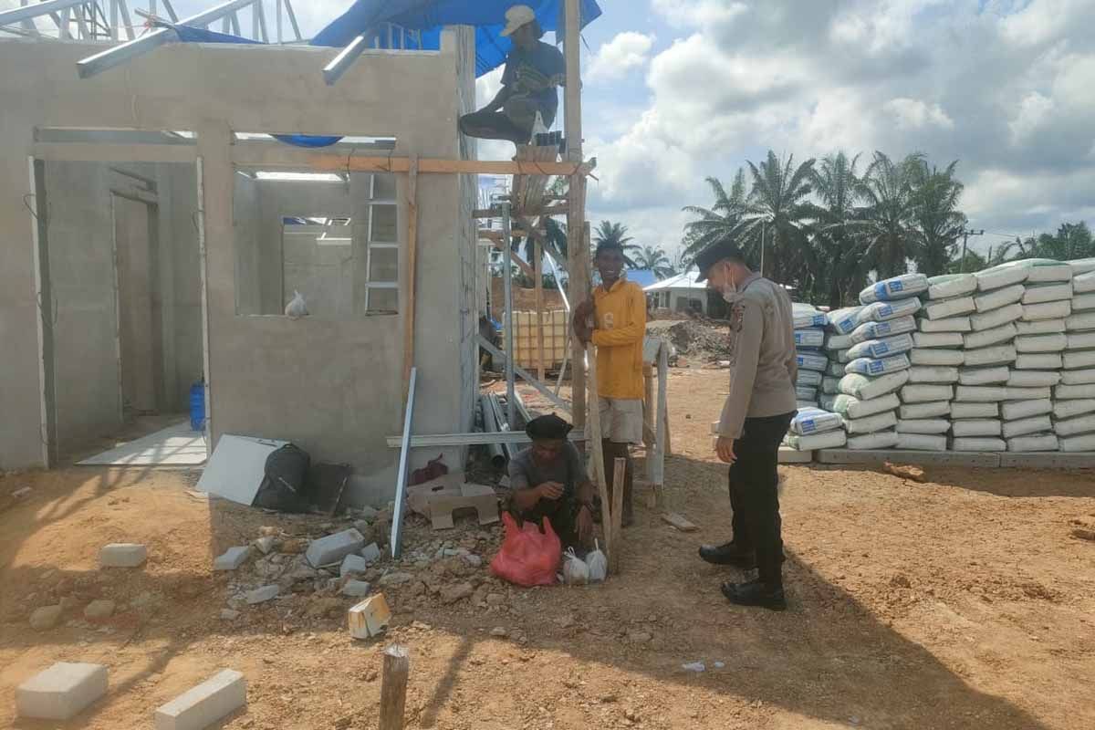 Polda pastikan pembangunan huntap di Aceh Tamiang sesuai  rencana