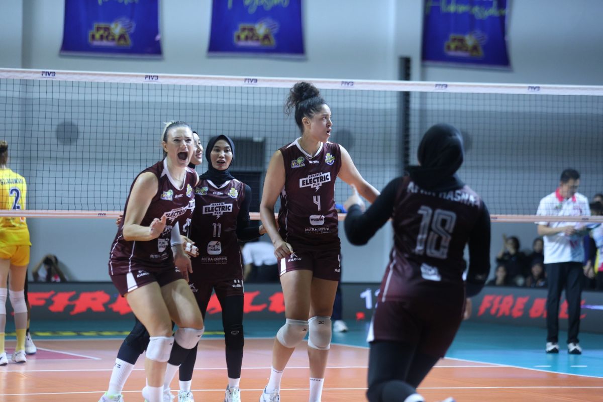 Jakarta Electric PLN rebut tiket terakhir final four Proliga 2026