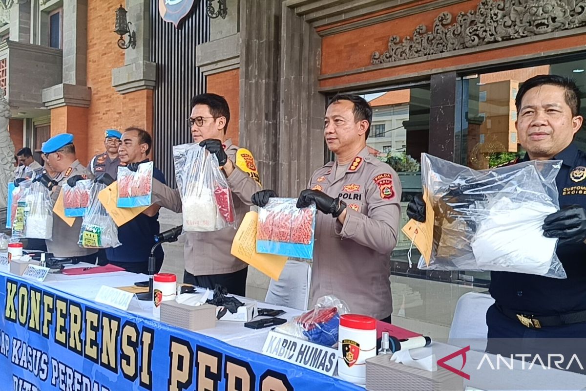 Polda Bali sita 6 kg sabu senilai Rp9 miliar dari jaringan Jakarta-Bali