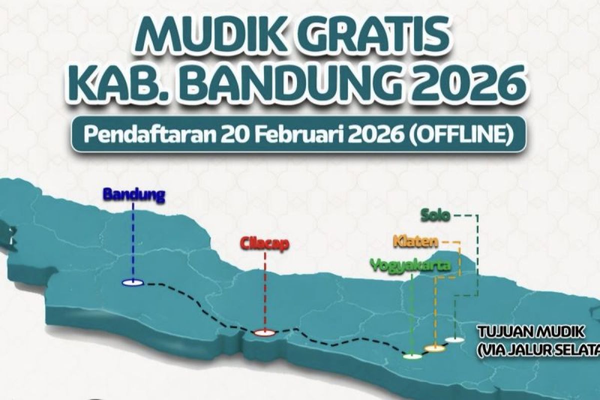 Dishub Kabupaten Bandung sediakan 600 kuota mudik gratis Lebaran 2026