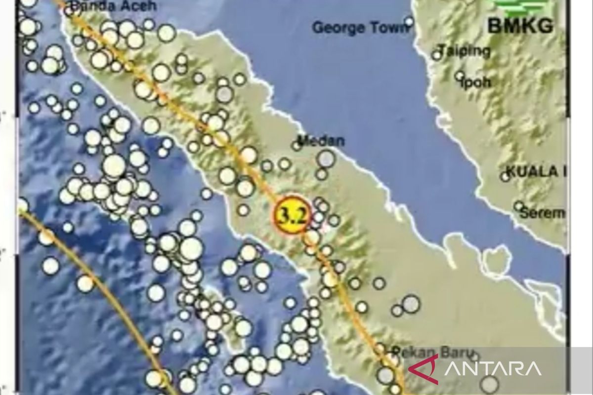 Getaran gempa daratan terdeteksi di Samosir pada kedalaman dangkal