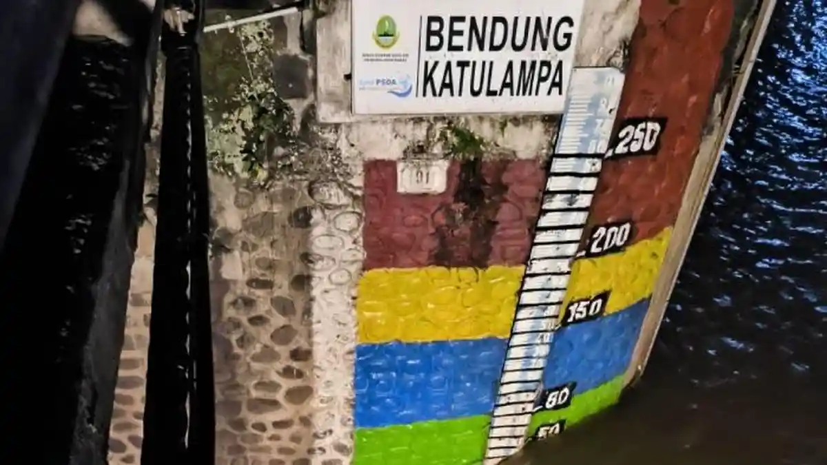 UPDATE Kondisi Terbaru Bendung Katulampa Pagi Ini: TMA 40 Cm, Kondisi Normal