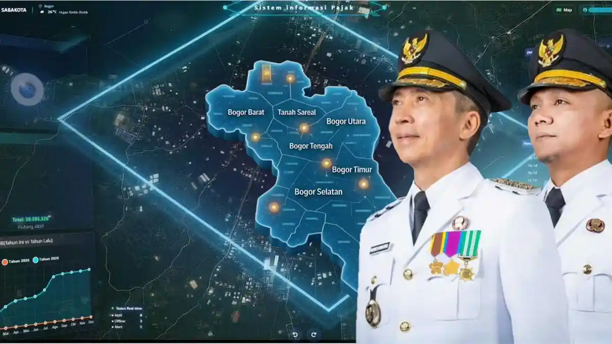 Bogor Makin Canggih! Lewat SISABAKOTA Target PAD Kini Terukur Lewat Dashboard Satu Peta Terintegrasi