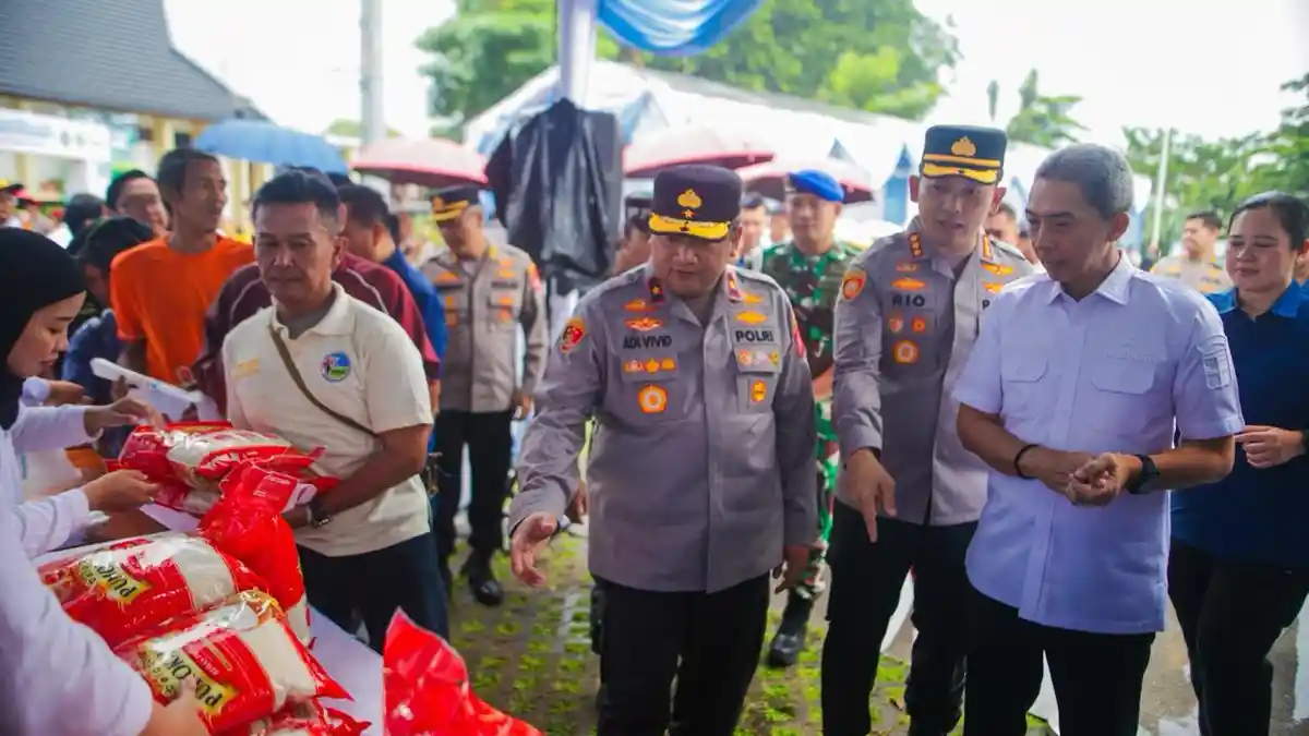 Gebrakan Pangan Murah di Alun-alun Kota Bogor, Wakapolda Jabar Soroti Harga Naik Akibat Gagal Panen