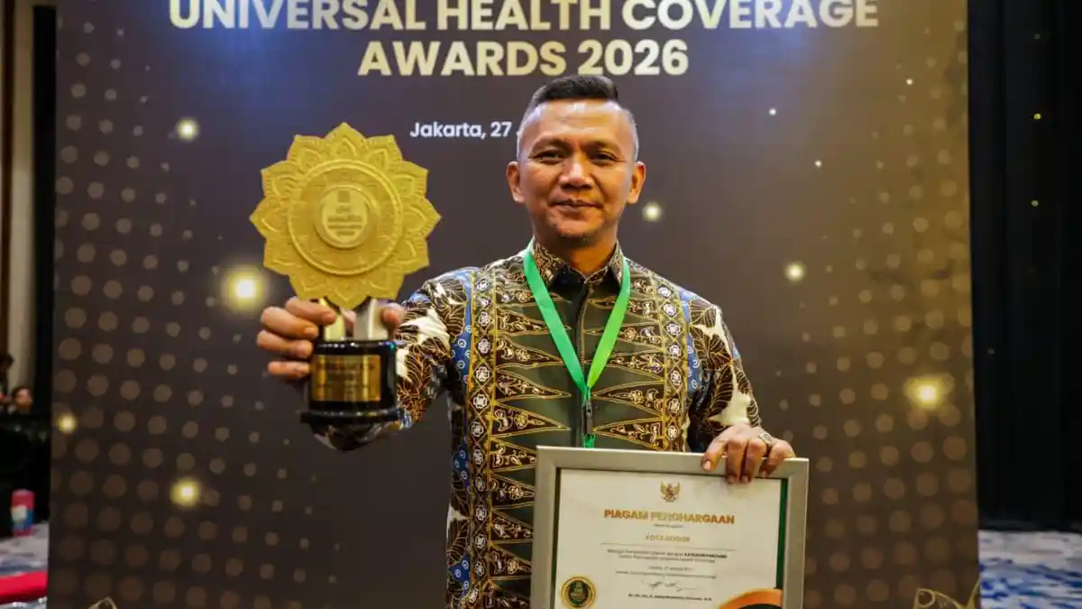 Kota Bogor Raih UHC Award 2026 Kategori Pratama, Kepesertaan JKN Tembus 98 Persen