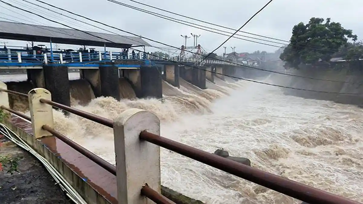 UPDATE Terkini Bendung Katulampa Bogor Siaga 3, Warga Jakarta Diimbau Waspada