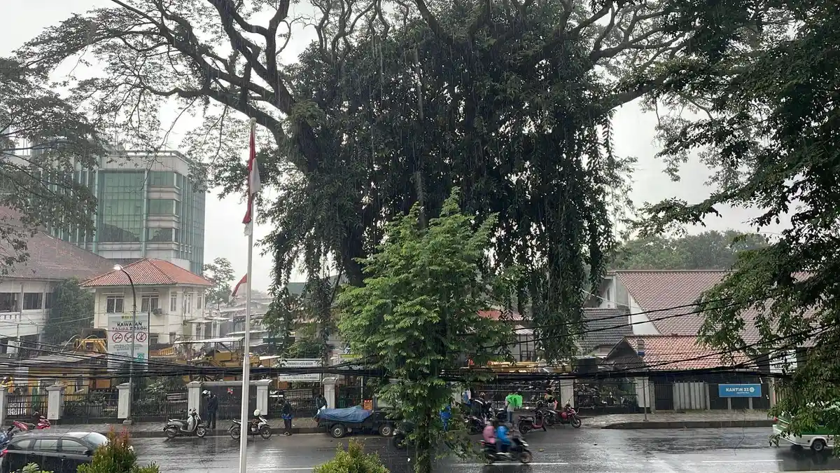 Kondisi Cuaca Kota Bogor Senin 16 Februari 2026, Hujan Deras Jelang Siang, Sore Potensi Gerimis