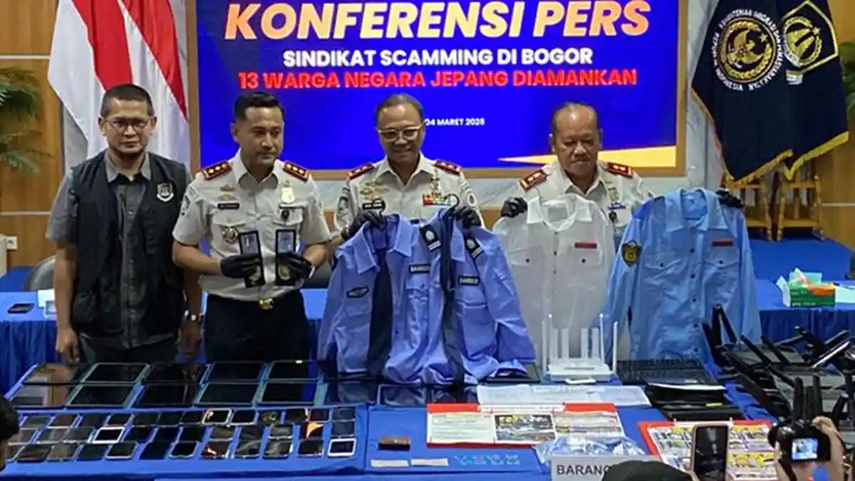 Akal Bulus 13 WN Jepang Lakukan Penipuan Online Terbongkar, Sewa Rumah di Bogor Tipu Banyak Korban