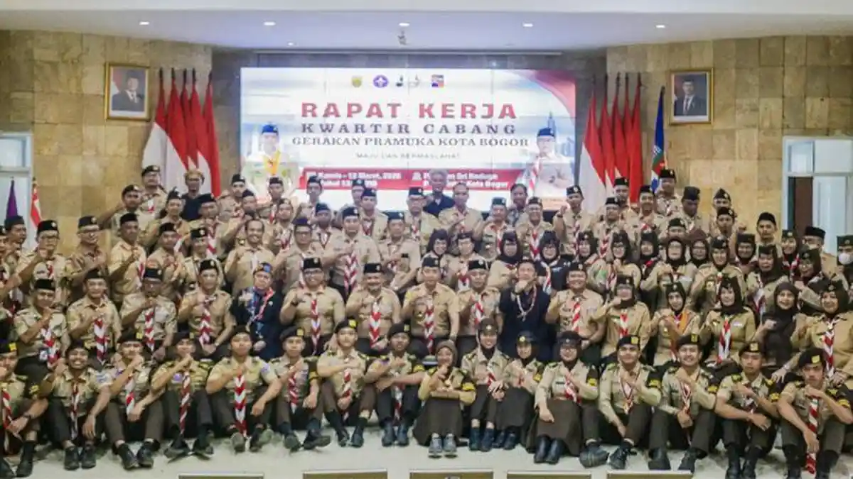 Rakercab Pramuka Kota Bogor 2026, Dedie Rachim Harap Pelajar Direkrut Jadi Satuan Karya SAR