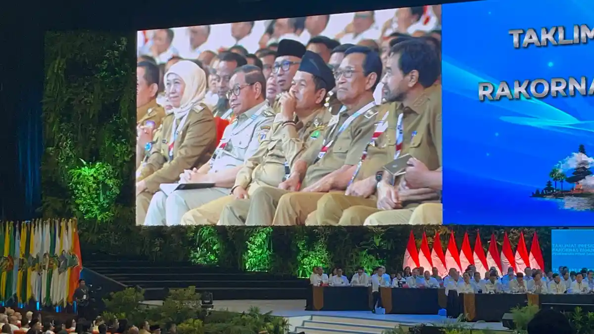 Momen Sosok Berpengaruh Duduk Berdampingan di Rakornas SICC Bogor, dari Gubernur Aceh hingga Jatim
