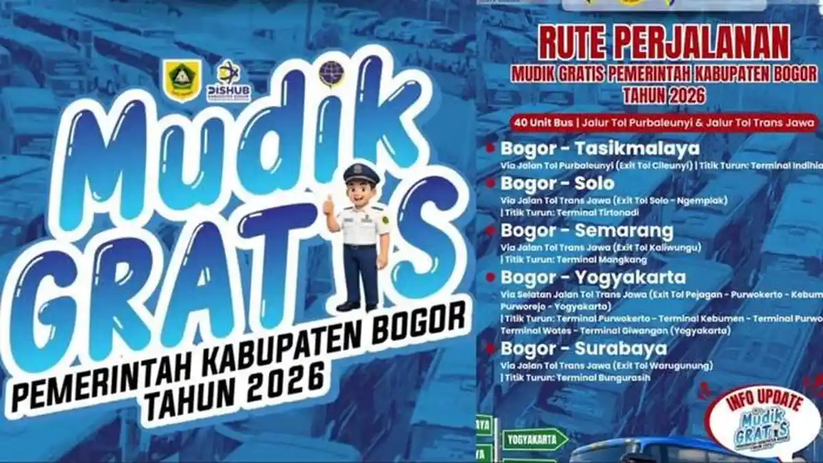 Antusias Peserta Meledak, Tiket Mudik Gratis 2026 Pemkab Bogor Ludes dalam Hitungan Jam