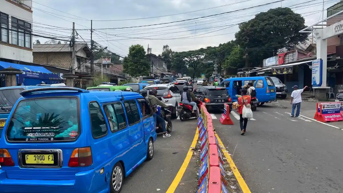 Nasib Sopir Angkot di Puncak Bogor Jika Nekat Beroperasi di Libur Lebaran 2026, Siap-siap Ditilang