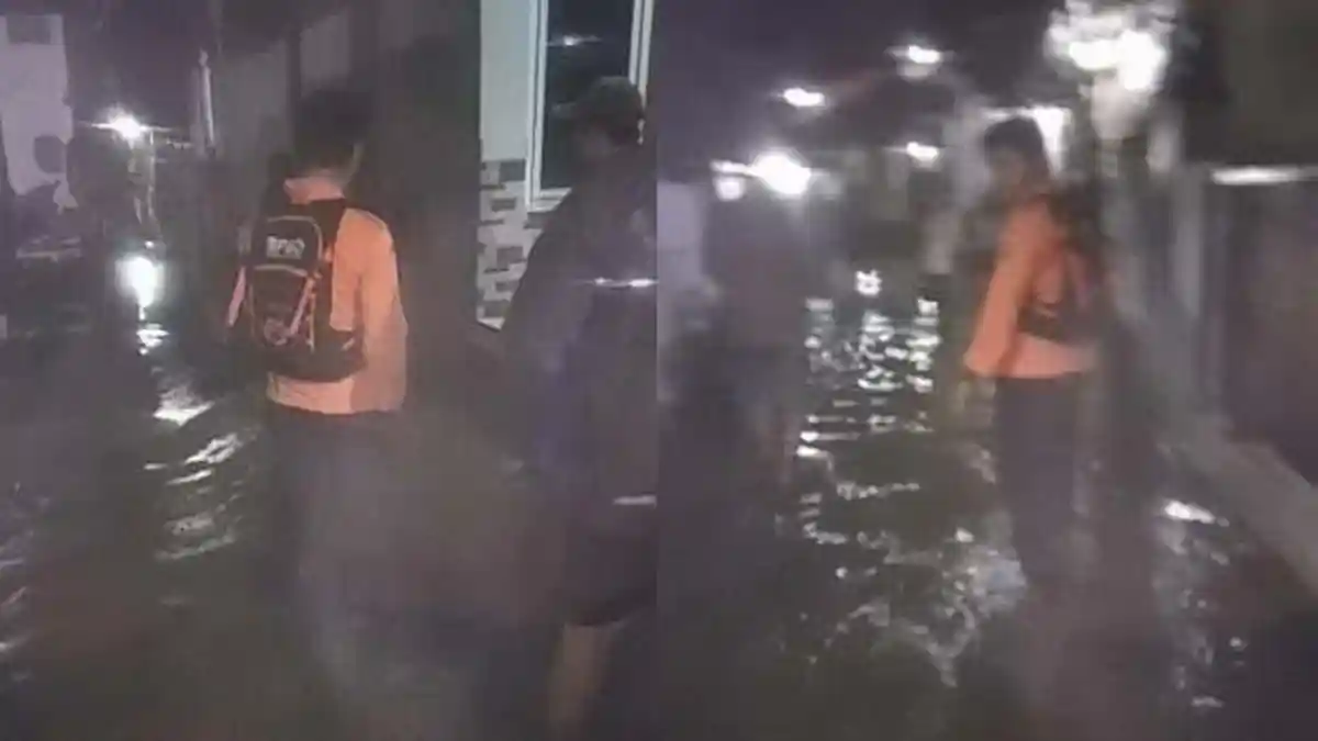 Akibat Kali Cijantung Meluap, Banjir Rendam Puluhan Rumah di Pabuaran Mekar Bogor