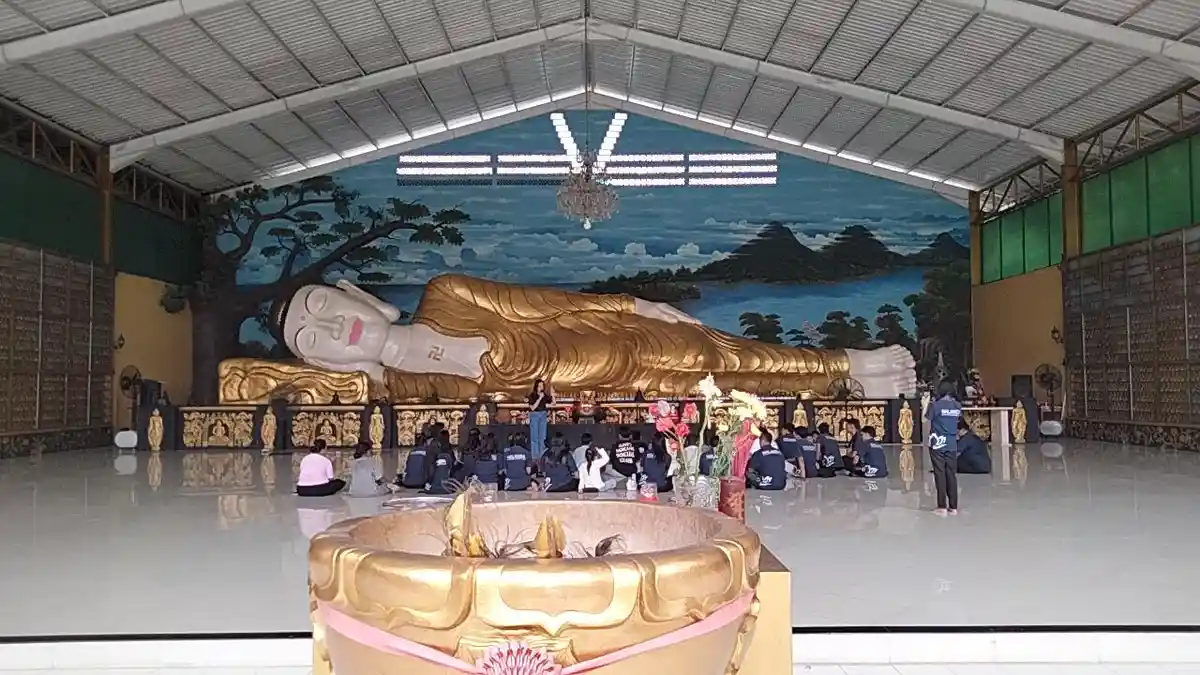 Melihat Patung Buddha Tidur di Vihara Buddha Dharma dan 8 Pho Sat Tajurhalang Bogor, Ini Sejarahnya