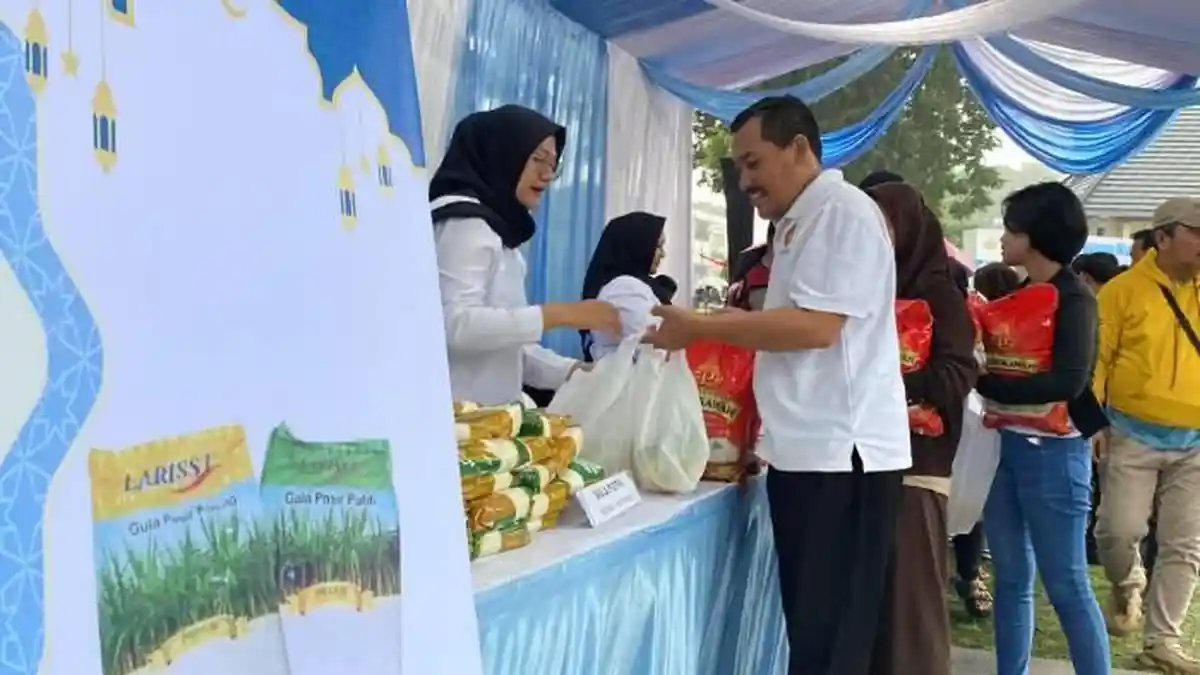 GPM Polda Jabar di Alun-Alun Kota Bogor Diserbu Warga, Ibu-Ibu Sumringah: Harganya Jauh Dari Pasar