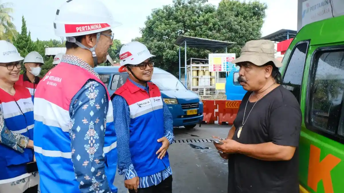 Manajemen PGN Tinjau SPBG Bogor, Pastikan Energi Gas untuk 300+ Angkot Kota Bogor Tetap Optimal
