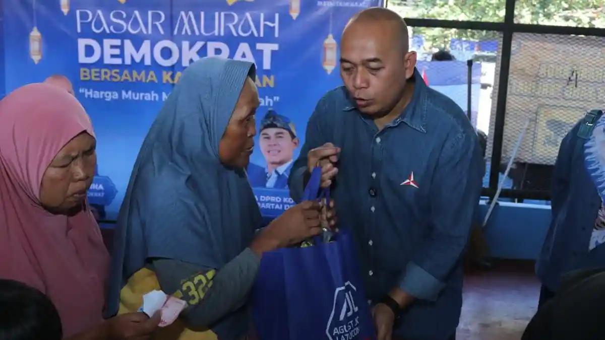 Ringankan Beban Warga Kota Bogor, Partai Demokrat Sediakan Paket Sembako Murah Saat Ramadan 2026