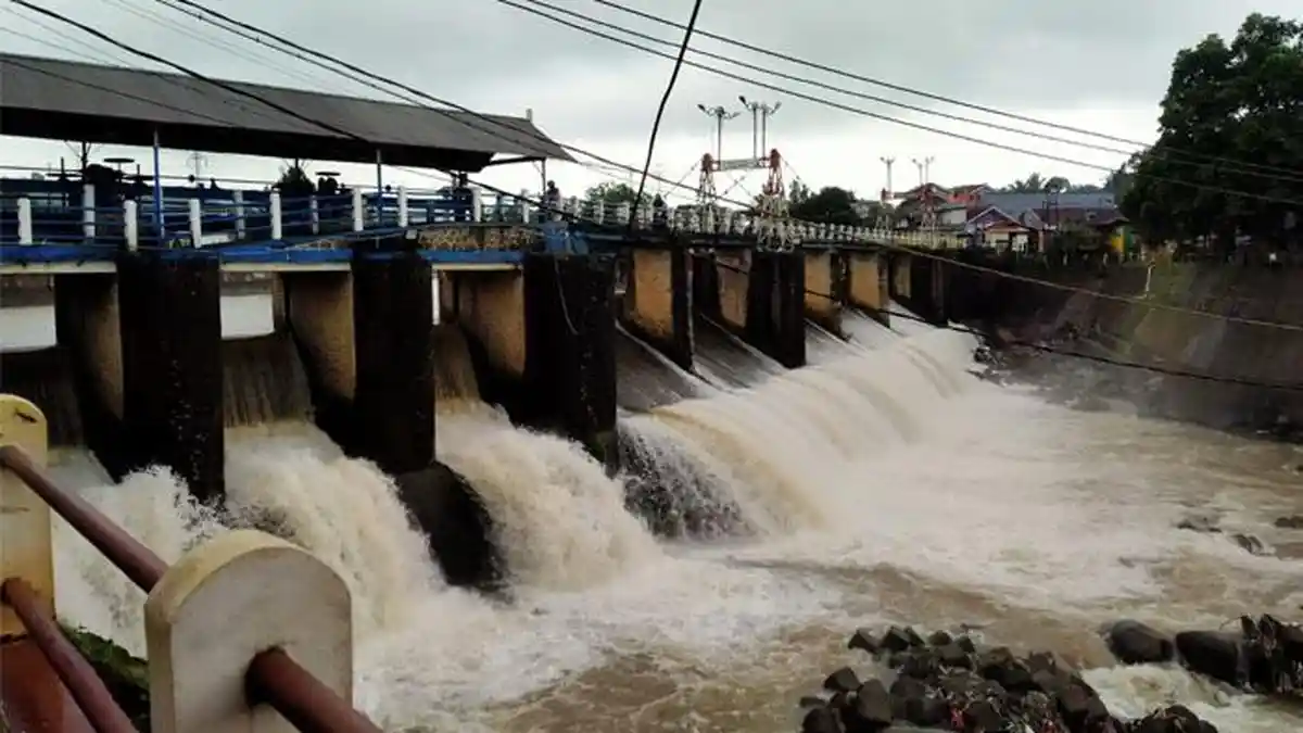 Update Bendung Katulampa Minggu 8 Maret 2026 Pagi: Tinggi Muka Air 40 Cm, Cuaca Bogor Mendung