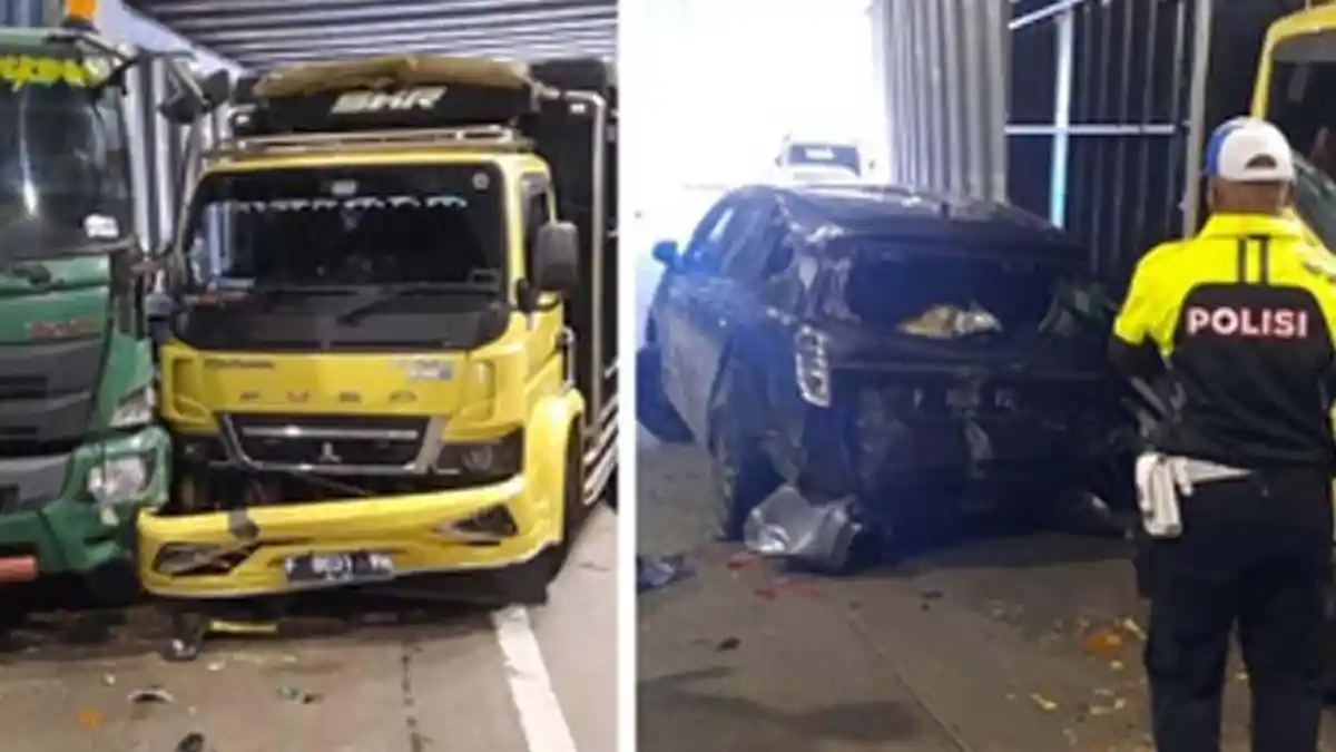 Hasil Olah TKP Kecelakaan Beruntun di Tol Jagorawi Bogor: 2 Mobil Rusak Berat, Tak Ada Korban Jiwa