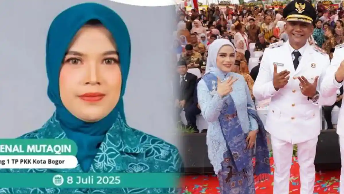 Sosok Istri Wakil Wali Kota Bogor Jenal Mutaqin, Berpenampilan Sederhana, Temani Suami dari Nol