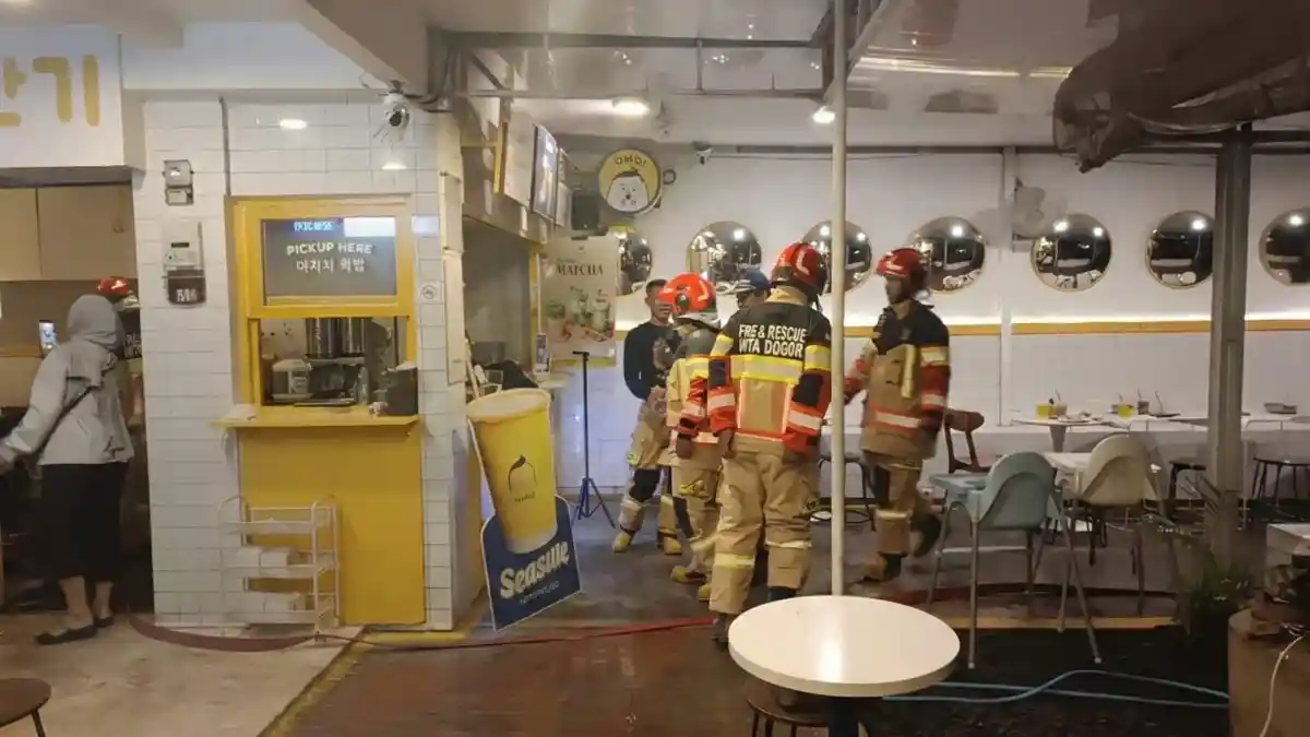 Gegara Gas LPG Bocor, Dapur Cafe di Taman Heulang Terbakar, Karyawan Alami Luka di Tangannya