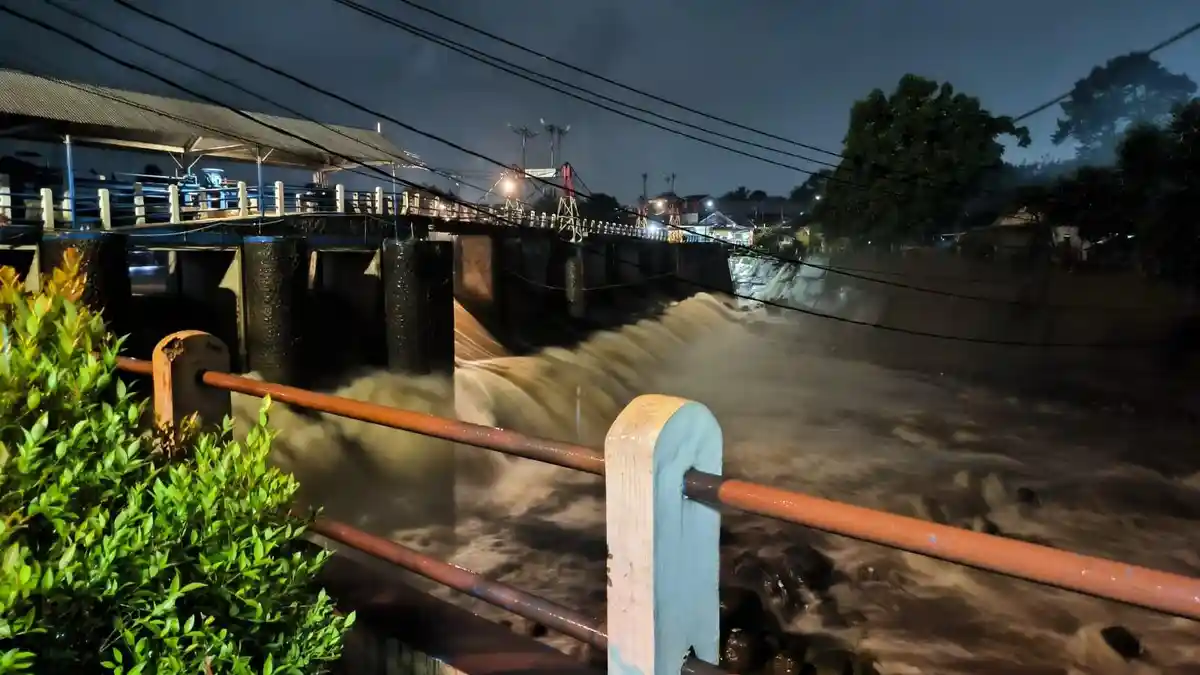Waspada, Bendung Katulampa Kota Bogor Siaga 3 Usai Hujan Mengguyur Sejak Dini Hari