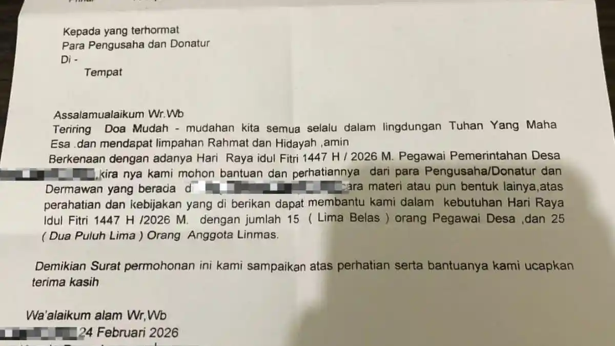 Pengakuan Kades Bogor Usai Ketahuan Minta THR ke Perusahaan : Belum Terima Sepeserpun
