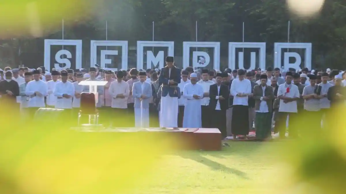 Pemkot Laksanakan Salat Idul Fitri 2026 di Kebun Raya Bogor