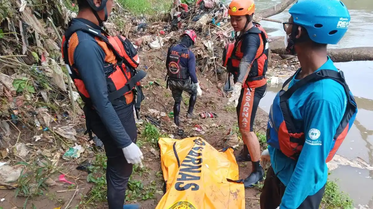 Pekerja Jembatan yang Jatuh ke Sungai Cisadane Bogor Ditemukan Tewas, Hanyut Sampai Tangsel