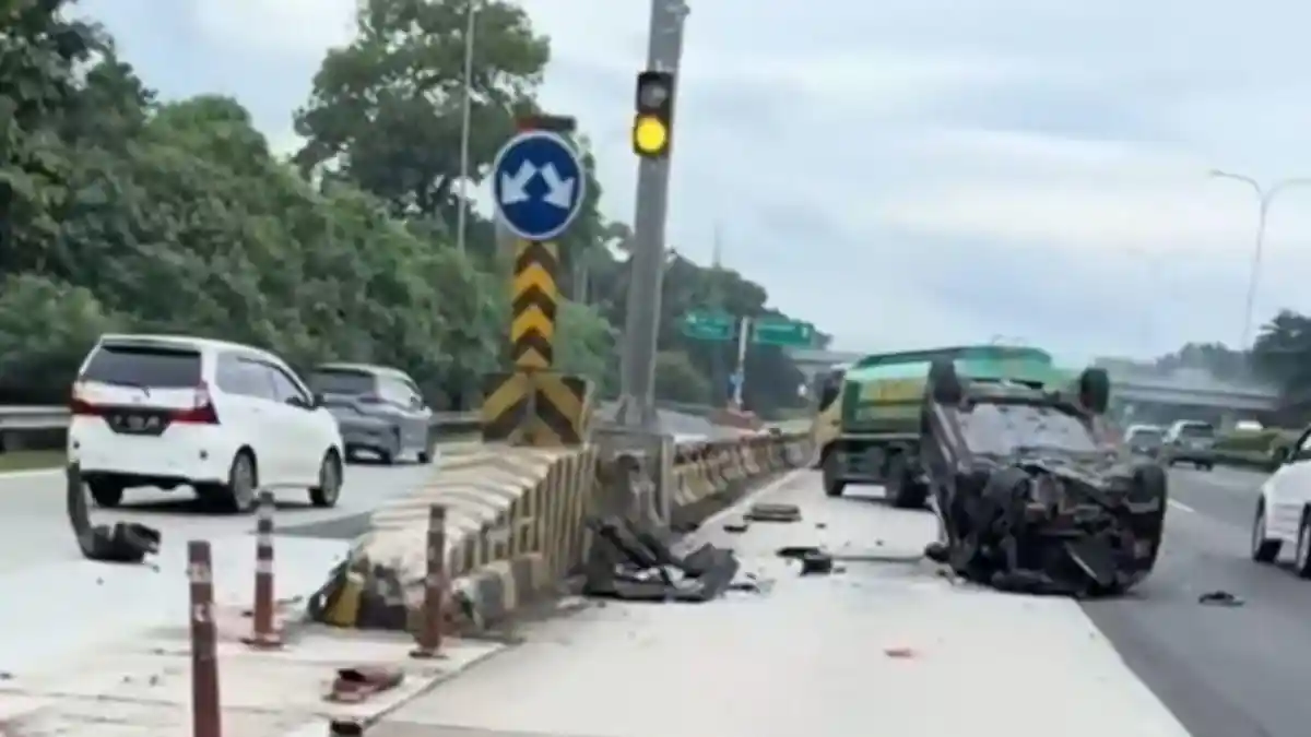 Alami Microsleep, Artis Diva Siregar Alami Kecelakaan di Tol Jagorawi Arah Bogor