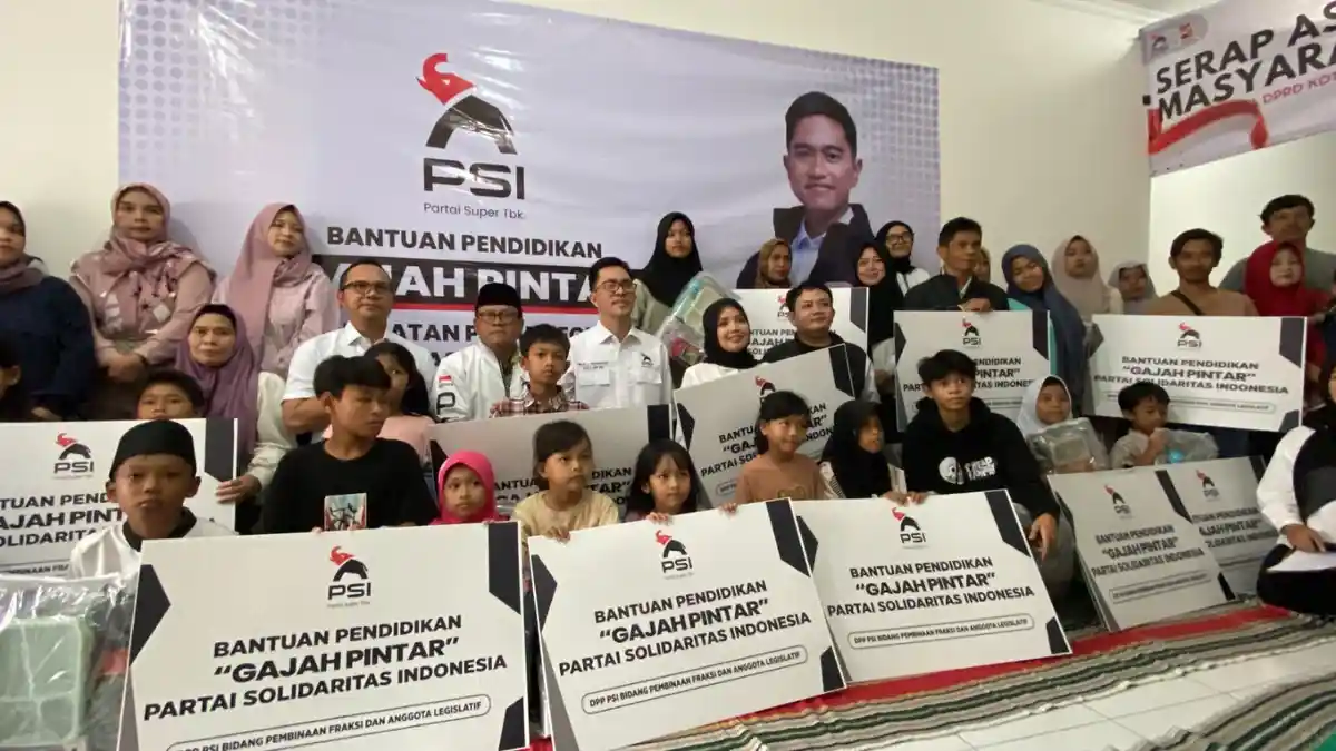 PSI Berikan Bantuan Gajah Pintar Untuk 20 Anak-Anak di Kota Bogor, Ada Uang Tunai Sampai Tas Sekolah