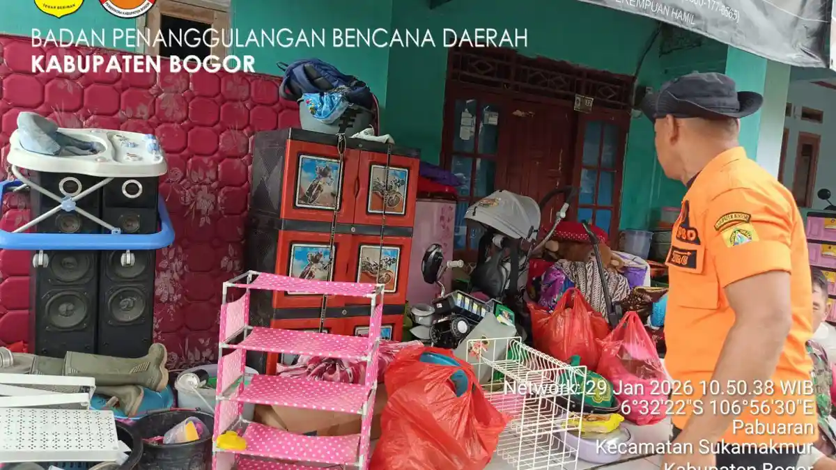 Dilanda Pergerakan Tanah, 15 Rumah di Sukamakmur Bogor Rusak, 51 Warga Mengungsi
