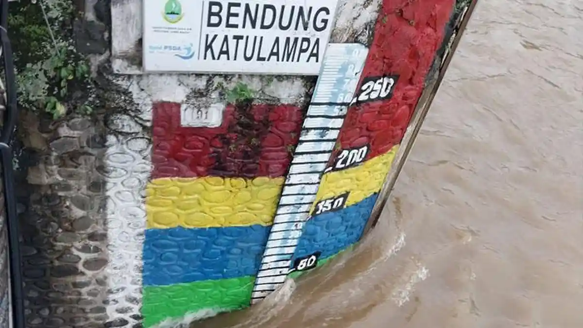 UPDATE Bendung Katulampa Minggu Pagi: Status Siaga 4, Warga Tetap Diminta Waspada
