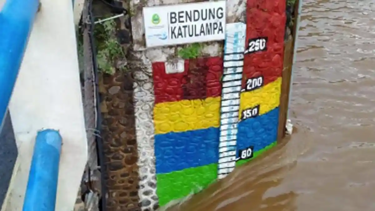 Kondisi Terkini Tinggi Muka Air Bendung Katulampa Bogor Selasa 3 Maret 2026 Pagi, Status Siaga 4