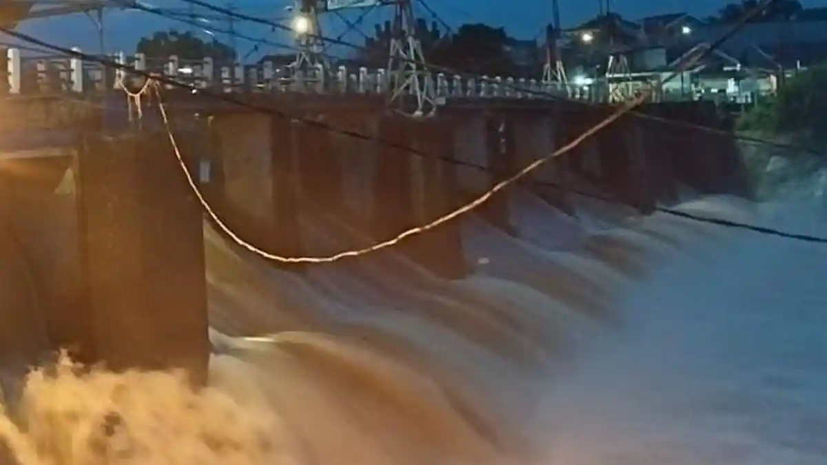 Pagi Hari Wilayah Bogor Diguyur Hujan, Begini Kondisi Terbaru Bendung Katulampa
