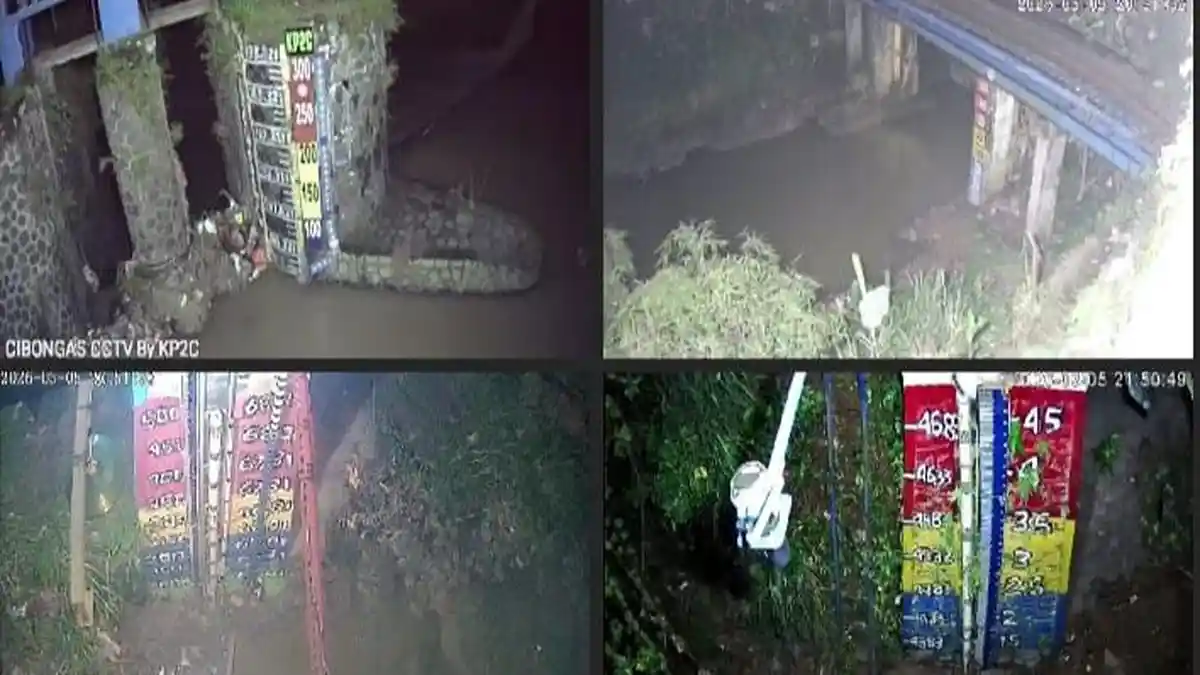 Hujan Guyur Bogor Sampai Sore, Tinggi Muka Air Sungai Cileungsi dan Cikeas Normal