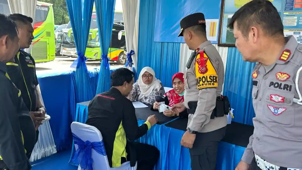 Beri Kenyaman Bagi Pemudik, Pos Pam di Parung Bogor Dilengkapi WiFi hingga Cek Kesehatan Gratis