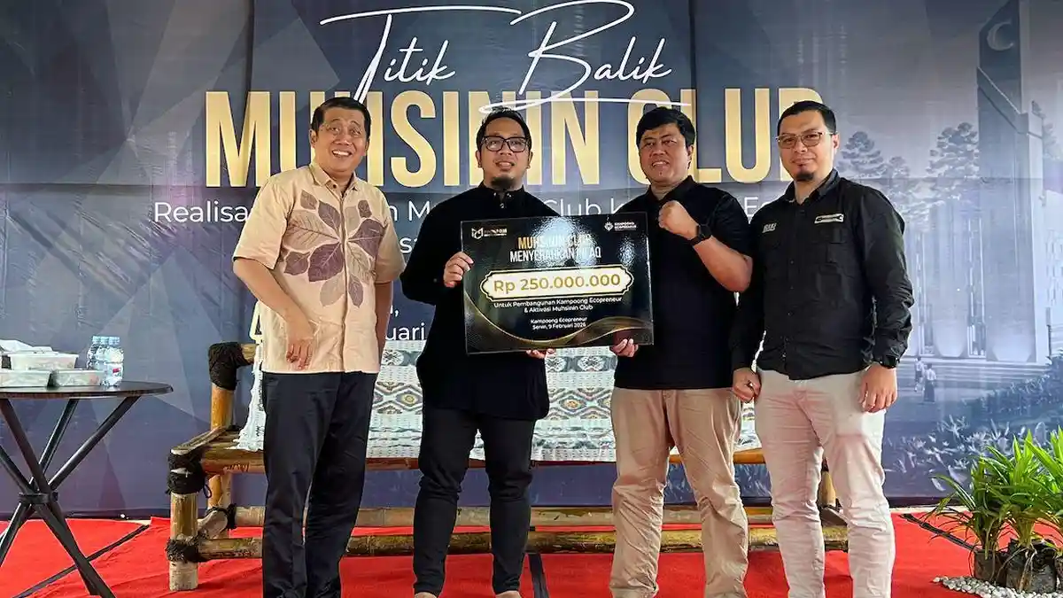 Berharap Lahirkan Milyarder Baru, Muhsinin Club Bantu Kampoong Ecopreneur Leuwisadeng Bogor